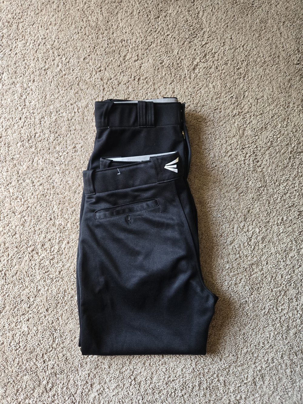 LOT OF 2 Easton Phantom Fastpitch Softball Pants Black L